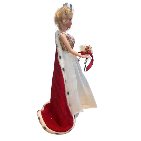 1972/1973 Quick Curl Miss America #8697 Steffie Face Doll W/ Crown Cape Sash - Picture 5 of 7